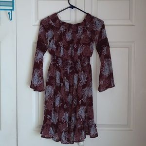 •’Off The Shoulder’•Lace• 1/4 length Sleeved Dress•